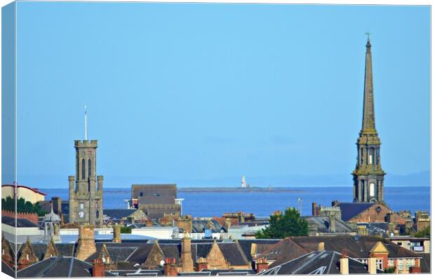 Ayr, its architecture  Canvas Print by Allan Durward Photography