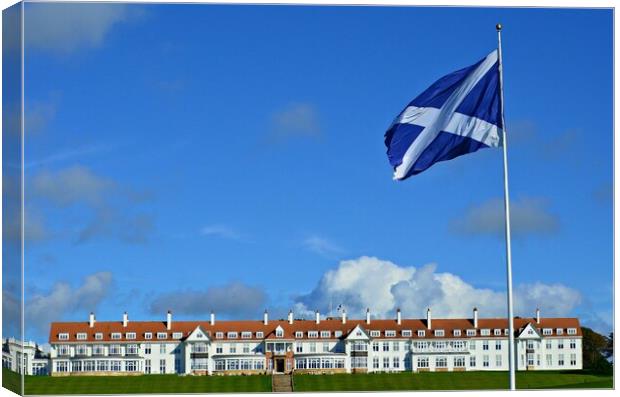 Turnberry Hotel Canvas Print by Allan Durward Photography