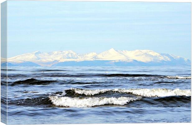 Wintry Isle of Arran, Scotland. Canvas Print by Allan Durward Photography