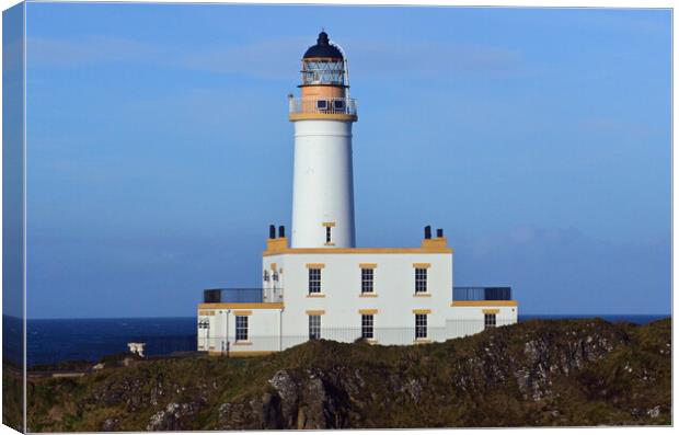 Turnberry lighthouse Canvas Print by Allan Durward Photography