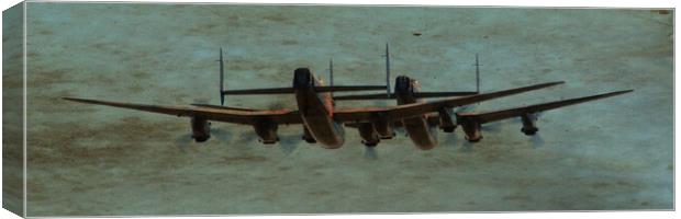 Lancaster bombers Canvas Print by Allan Durward Photography
