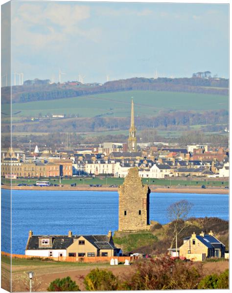 An Ayr view Canvas Print by Allan Durward Photography