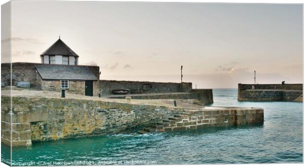 Charlestown Harbour, Cornwall. Canvas Print by Neil Mottershead