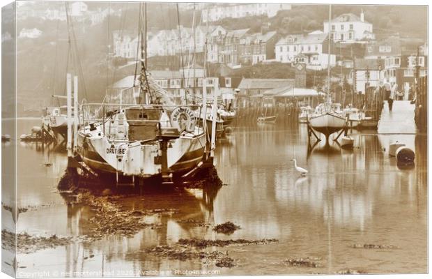 A Misty Afternoon In Looe. Canvas Print by Neil Mottershead