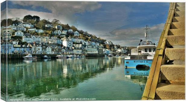Down By The Looe River. Canvas Print by Neil Mottershead