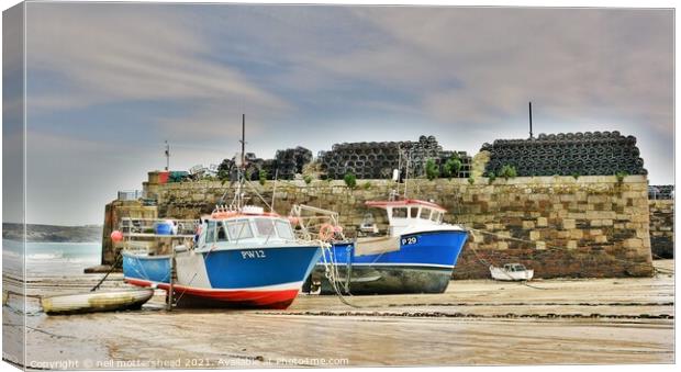 Newquay Harbour, Cornwall. Canvas Print by Neil Mottershead