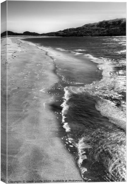 Knockvologan Beach, Mull Canvas Print by Gavin Liddle