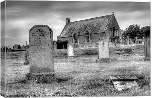 Church in a Mood Canvas Print by Gavin Liddle