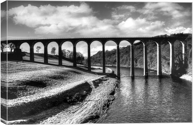 Leaderfoot Viaduct Canvas Print by Gavin Liddle