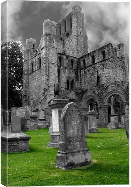 Kelso Abbey Canvas Print by Gavin Liddle