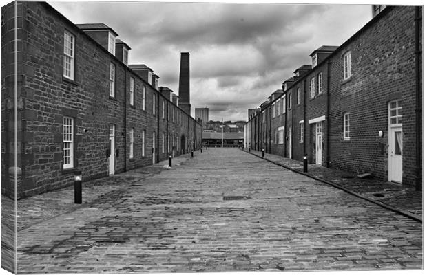 Dock Workers' Houses Canvas Print by Gavin Liddle
