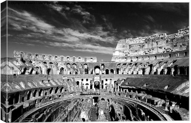  The Colosseum, Rome Canvas Print by Gavin Liddle