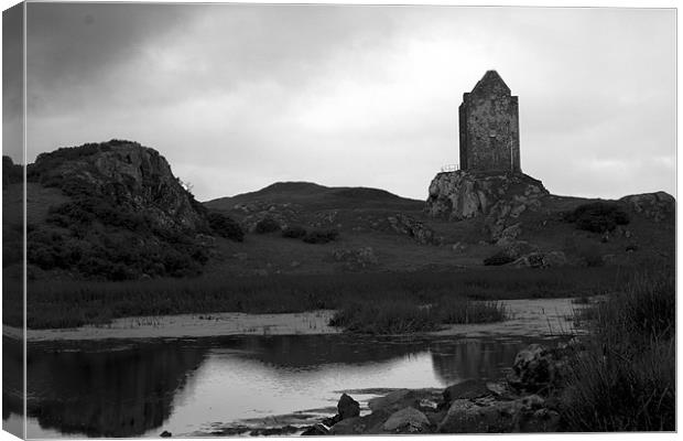 Smailholm Tower Canvas Print by Gavin Liddle