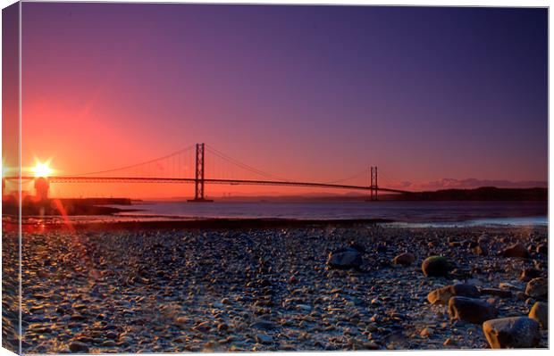 The Forth Road Bridge Canvas Print by Gavin Liddle