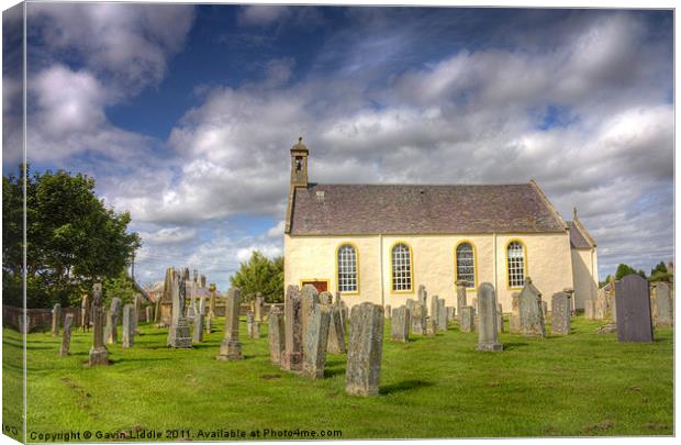 Sprouston Kirk Canvas Print by Gavin Liddle