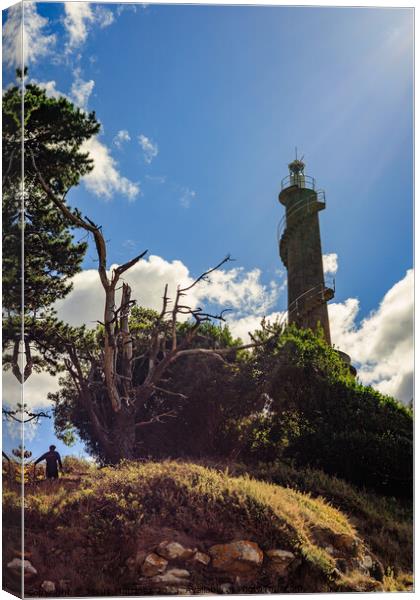 Tenlo lighthouse in Tambo island Canvas Print by Jesus Martínez