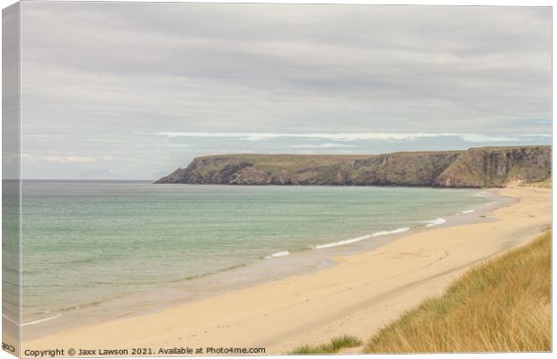 Garry Beach, Lewis Canvas Print by Jaxx Lawson