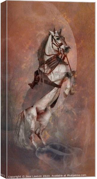 Warhorse Canvas Print by Jaxx Lawson