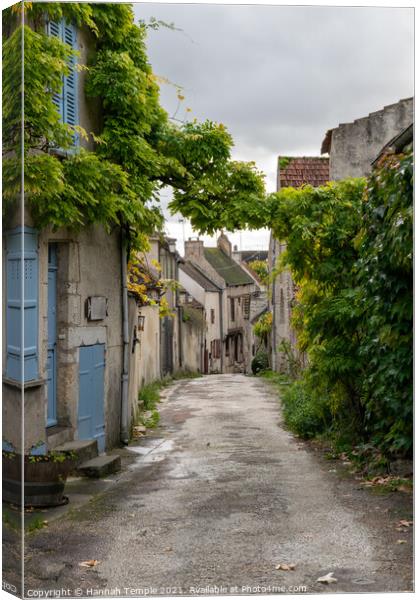 French Street Canvas Print by Hannah Temple