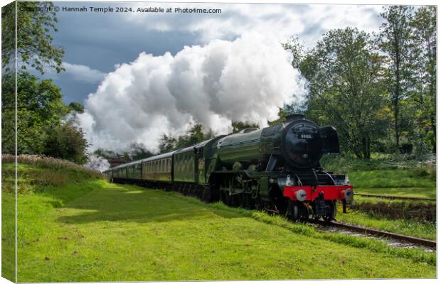 Flying Scotsman  Canvas Print by Hannah Temple