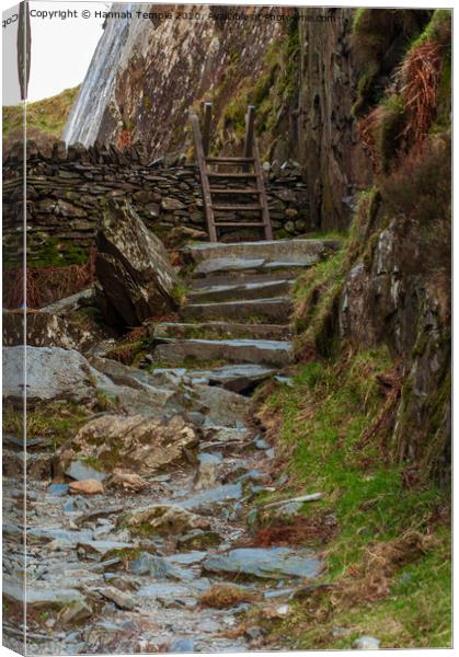 Snowdonia Stile Canvas Print by Hannah Temple