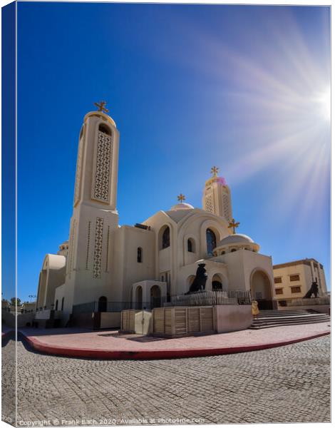 The Heavenly Cathedral in Sharm El Sheikh Canvas Print by Frank Bach