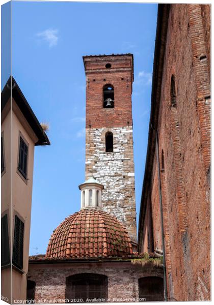 Lucca, Tuscany, Italy. Streets Canvas Print by Frank Bach