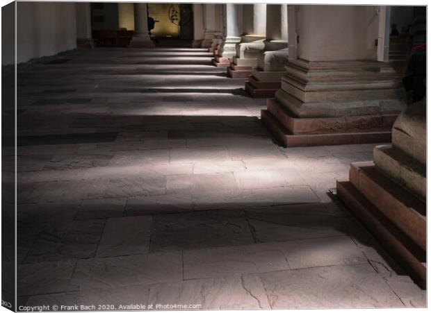 St. Michaelis church interior Hildesheim, Germany Canvas Print by Frank Bach