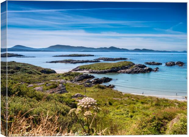 Skellig bay in the western part of Ireland Canvas Print by Frank Bach