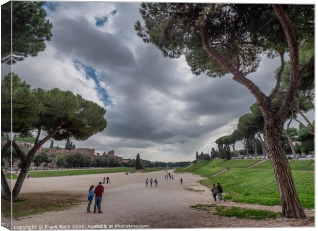 Circus Maximus in Rome, Italy Canvas Print by Frank Bach