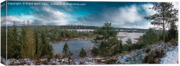 Seven years temporary lakes in Randboel Frederikshaab, Denmark Canvas Print by Frank Bach