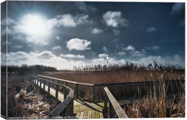 National Park Vejlerne in North West Denmark Canvas Print by Frank Bach