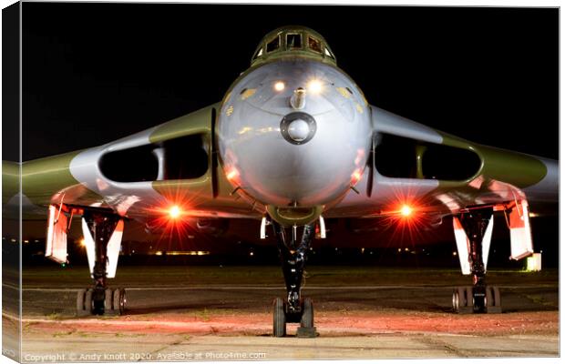 Night bomber Canvas Print by Andy Knott
