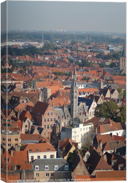 Brugges Canvas Print by Benjamin Self