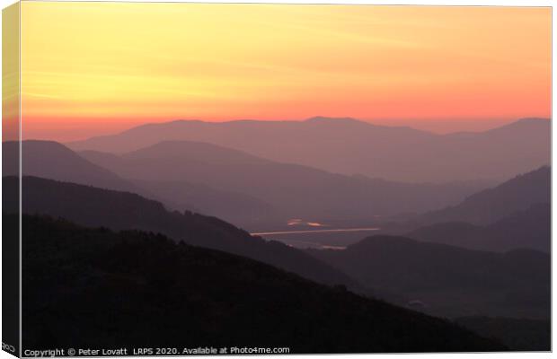 Sunrise Canvas Print by Peter Lovatt  LRPS