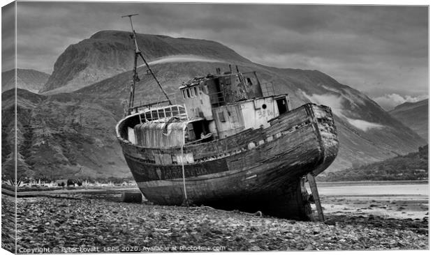 Old Trawler Canvas Print by Peter Lovatt  LRPS