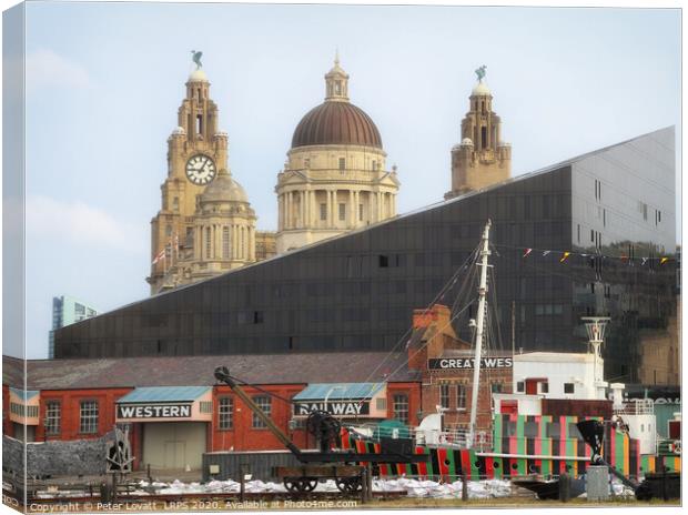 Liverpool Waterfront Canvas Print by Peter Lovatt  LRPS
