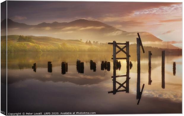 Loch Awe Early Morning Canvas Print by Peter Lovatt  LRPS