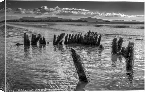 Wreck of the Athena, Llanddwyn, Anglesey Canvas Print by Peter Lovatt  LRPS