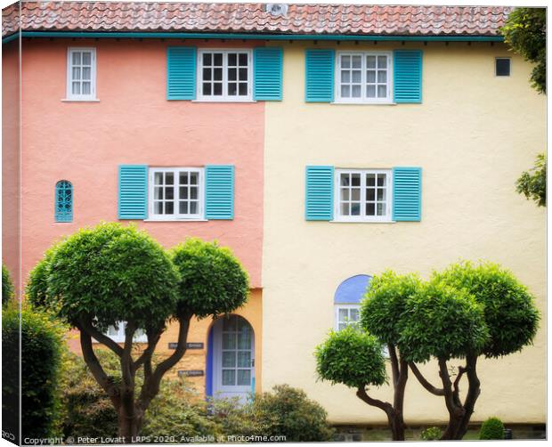 Portmeirion Canvas Print by Peter Lovatt  LRPS