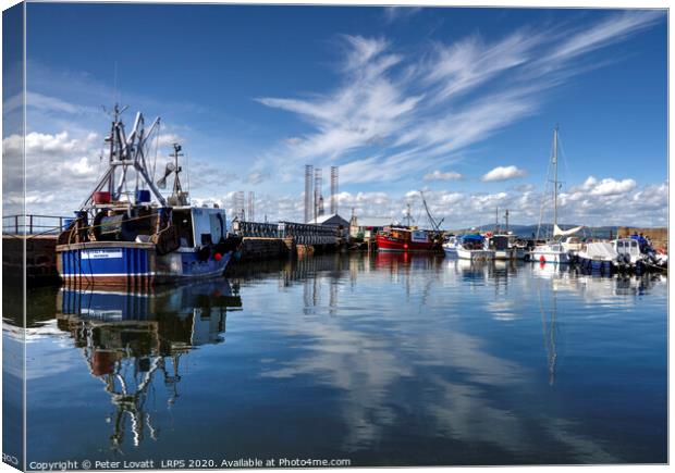 Cromarty Harbour Canvas Print by Peter Lovatt  LRPS