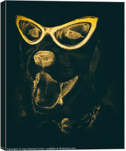 Helldog Canvas Print by Ingo Menhard