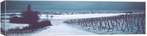 Franconian winter scenery Canvas Print by Ingo Menhard