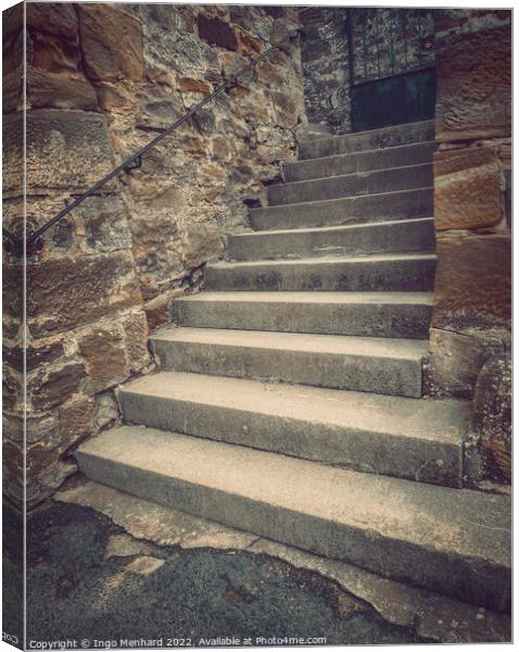 Stairway to nowhere Canvas Print by Ingo Menhard