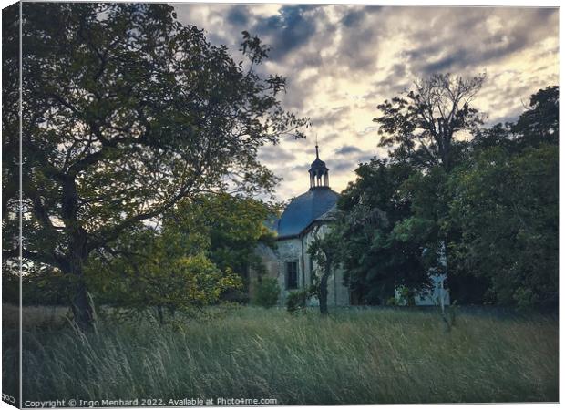 At the abandoned old church Canvas Print by Ingo Menhard