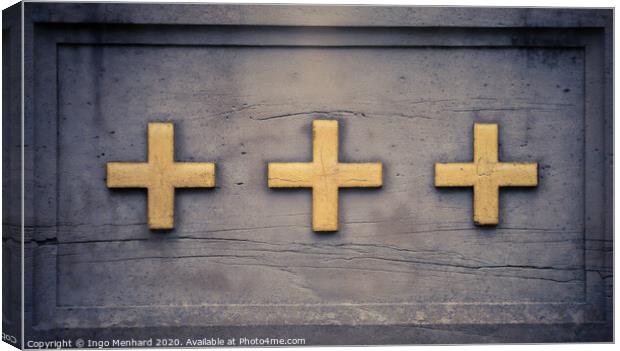 Three crosses Canvas Print by Ingo Menhard