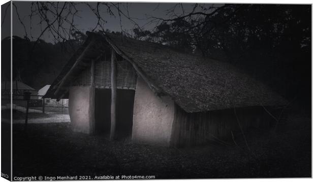 Lost and abandoned cottage Canvas Print by Ingo Menhard