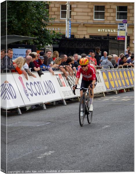 Cycling road race Canvas Print by John Rae