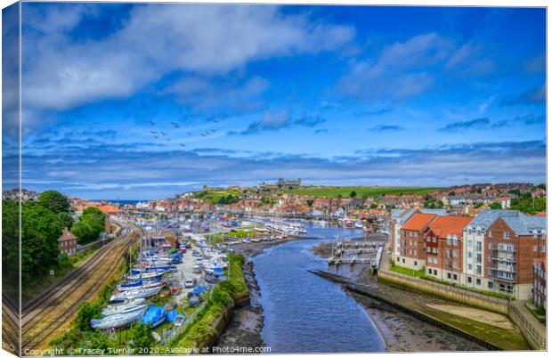 Wonderful Whitby Canvas Print by Tracey Turner