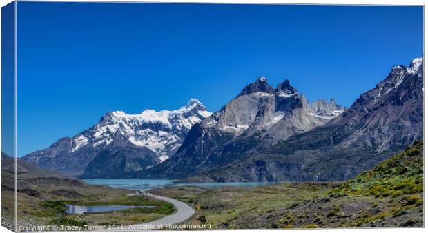 Torres del Paine National Park, Chile Canvas Print by Tracey Turner